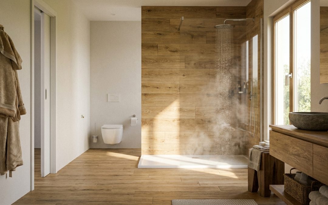 Carrelage imitation parquet salle de bain | FORHOME TRAVAUX